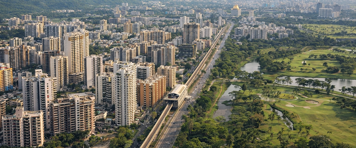 Vakratunda Kolshet Location View
